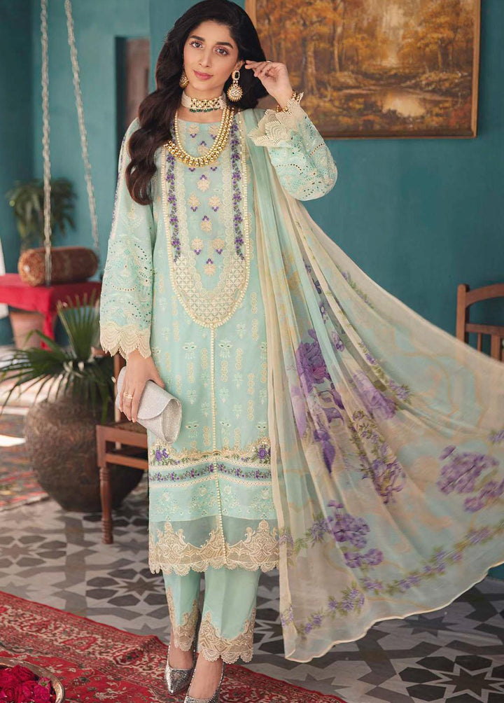 Elaf Embroidered Lawn Suits Unstitched 3 Piece EL22F EFC 02 - Festive Collection