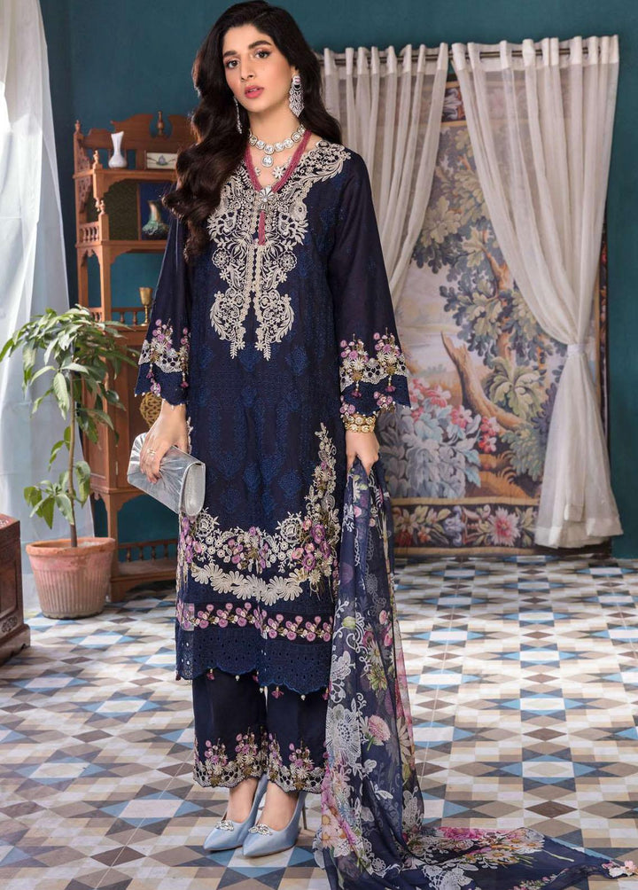 Elaf Embroidered Lawn Suits Unstitched 3 Piece EL22F EFC 05 - Festive Collection