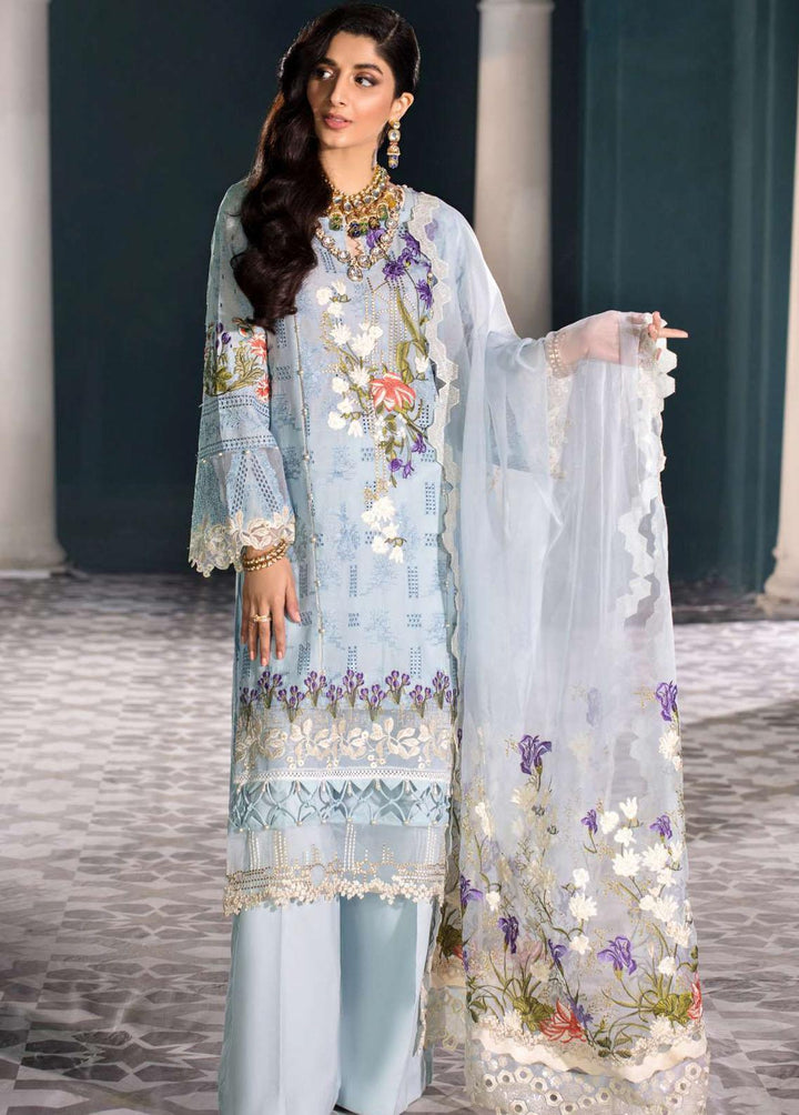 Elaf Embroidered Lawn Suits Unstitched 3 Piece EL22F EFC 06B - Festive Collection