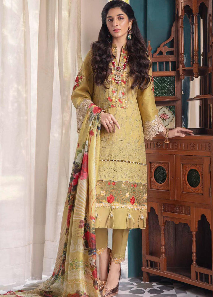 Elaf Embroidered Lawn Suits Unstitched 3 Piece EL22F EFC 07 - Festive Collection