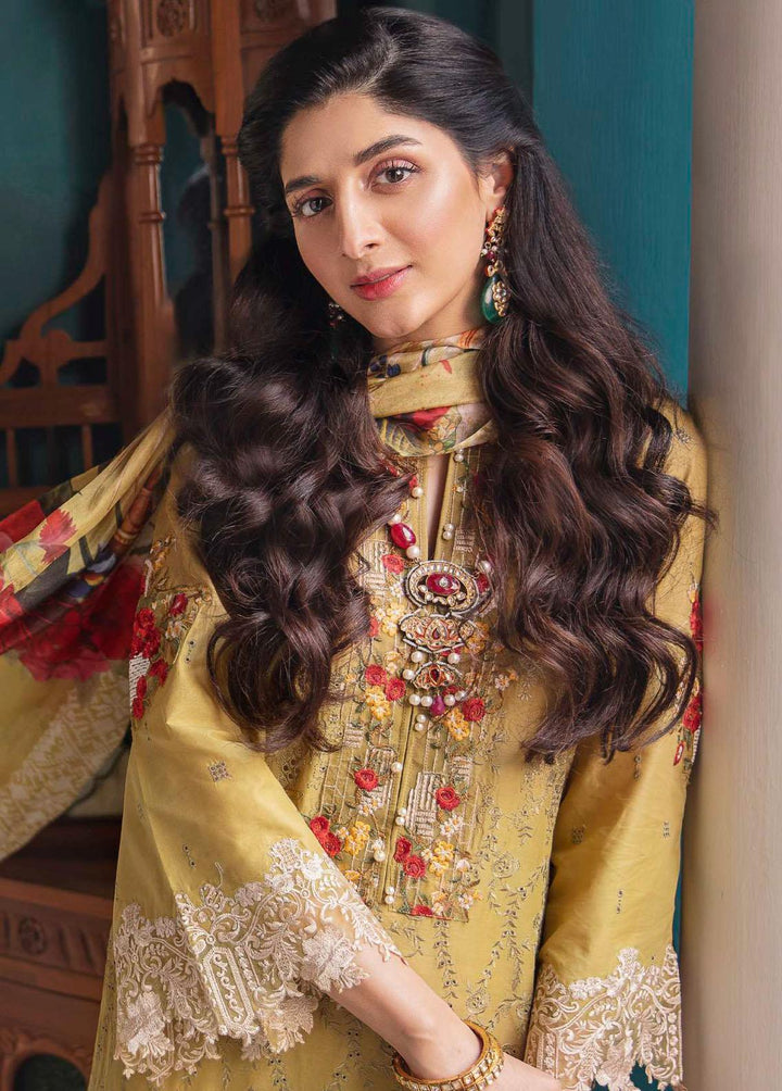 Elaf Embroidered Lawn Suits Unstitched 3 Piece EL22F EFC 07 - Festive Collection