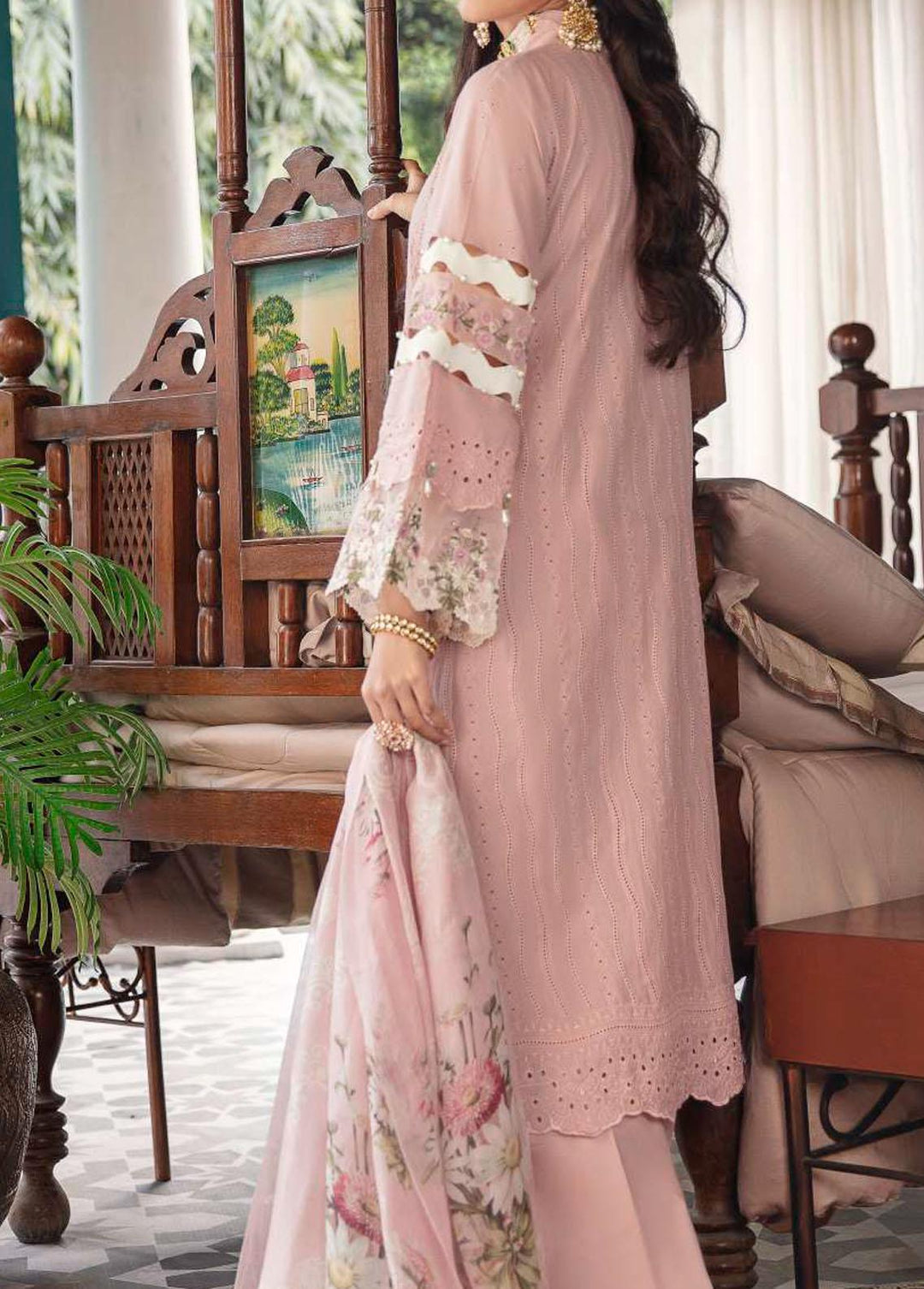 Elaf Embroidered Lawn Suits Unstitched 3 Piece EL22F EFC 10 - Festive Collection