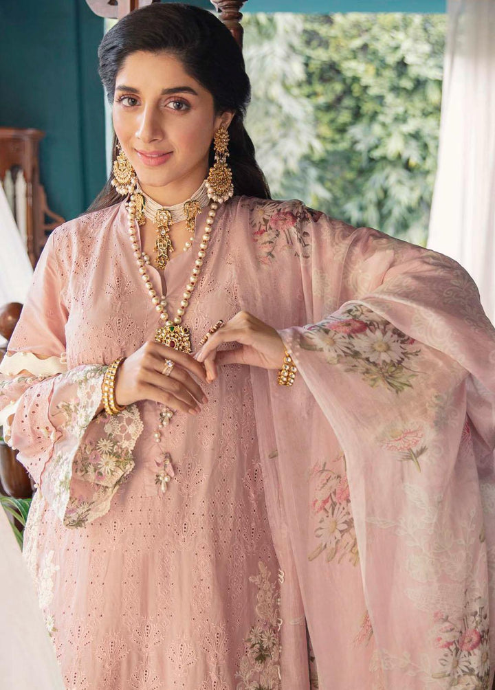 Elaf Embroidered Lawn Suits Unstitched 3 Piece EL22F EFC 10 - Festive Collection