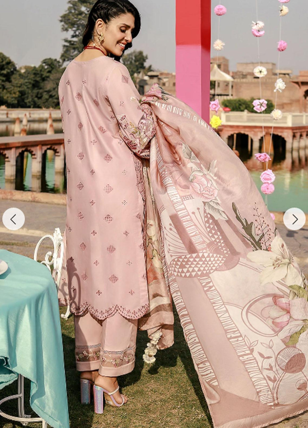 Elaf Embroidered Lawn Suits Unstitched 3 Piece EL21F 07 Delicate Eunry - Festive Collection