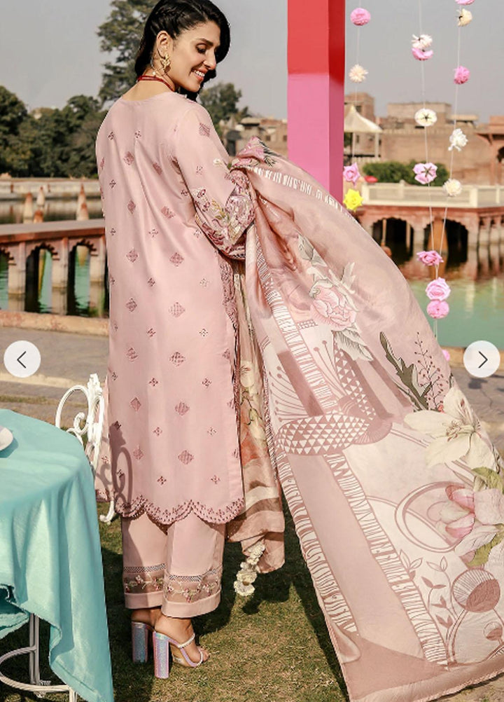 Elaf Embroidered Lawn Suits Unstitched 3 Piece EL21F 07 Delicate Eunry - Festive Collection