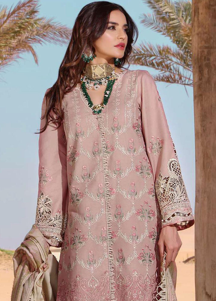 Elaf Embroidered Slub Khaddar Suits Unstitched 3 Piece EF22LW ELW-01 - Winter Collection