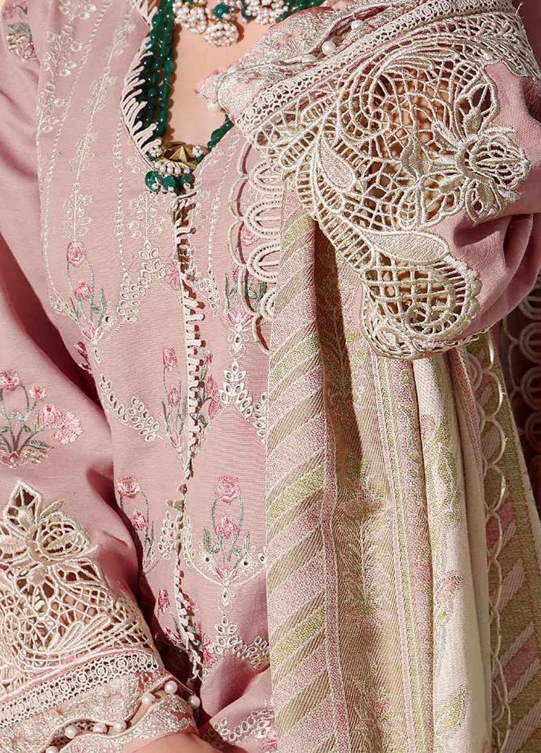 Elaf Embroidered Slub Khaddar Suits Unstitched 3 Piece EF22LW ELW-01 - Winter Collection