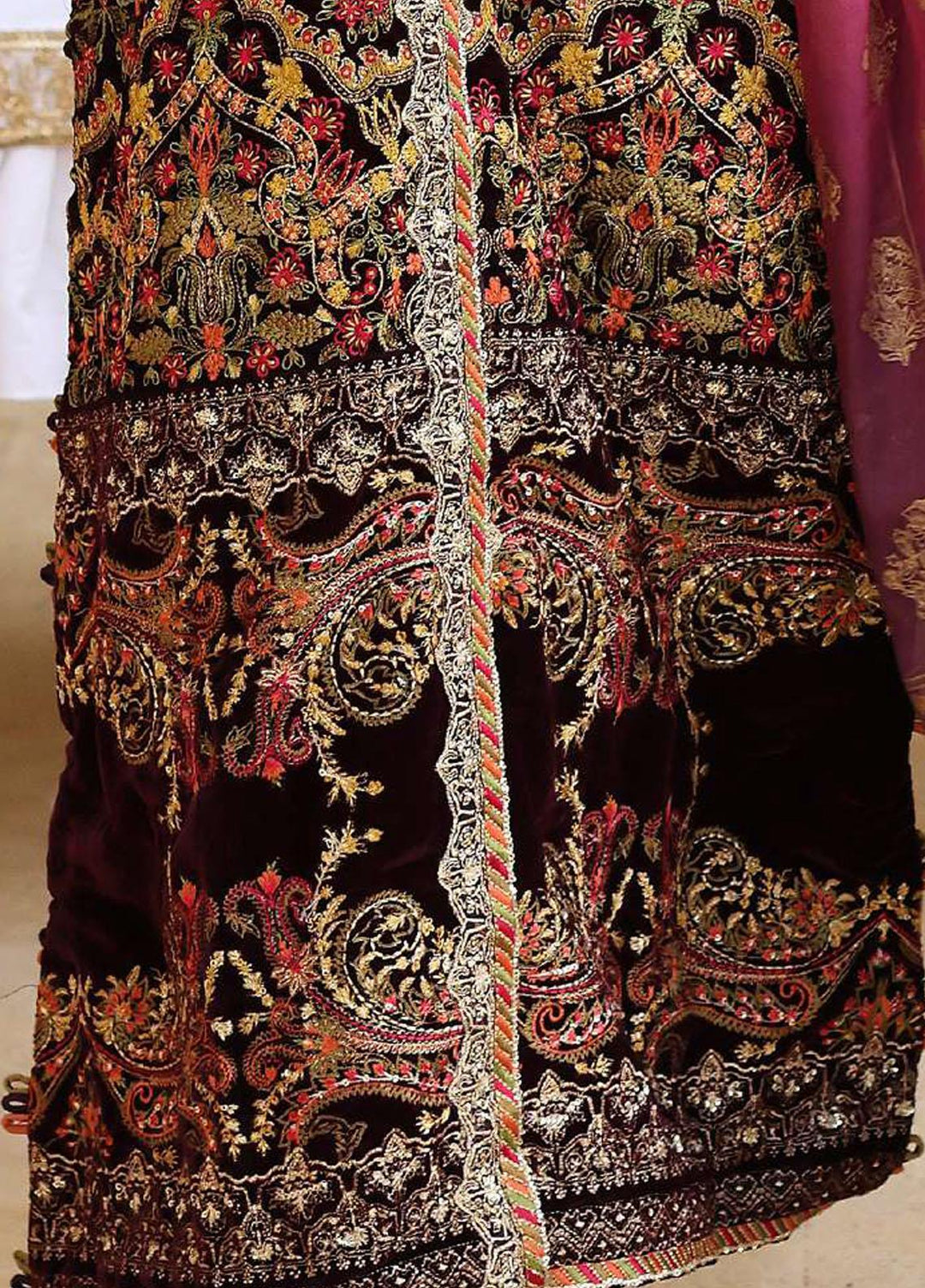 Elaf Embroidered Velvet Suits Unstitched 3 Piece EF22LW ELW-02 - Winter Collection