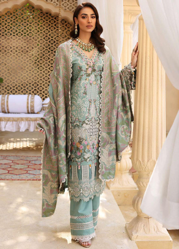 Elaf Embroidered Slub Khaddar Suits Unstitched 3 Piece EF22LW ELW-05 - Winter Collection