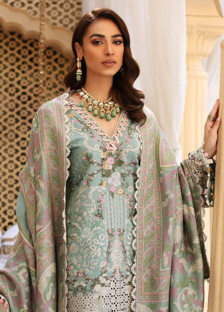 Elaf Embroidered Slub Khaddar Suits Unstitched 3 Piece EF22LW ELW-05 - Winter Collection