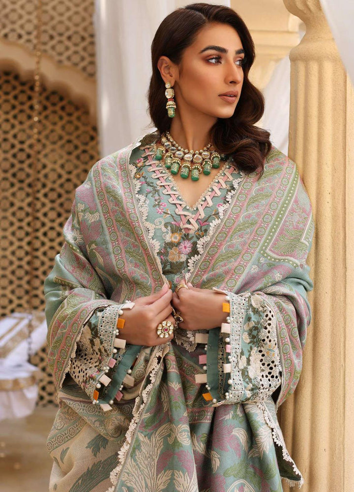 Elaf Embroidered Slub Khaddar Suits Unstitched 3 Piece EF22LW ELW-05 - Winter Collection