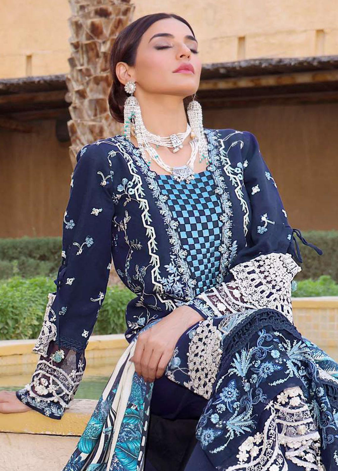 Elaf Embroidered Slub Khaddar Suits Unstitched 3 Piece EF22LW ELW-09 - Winter Collection