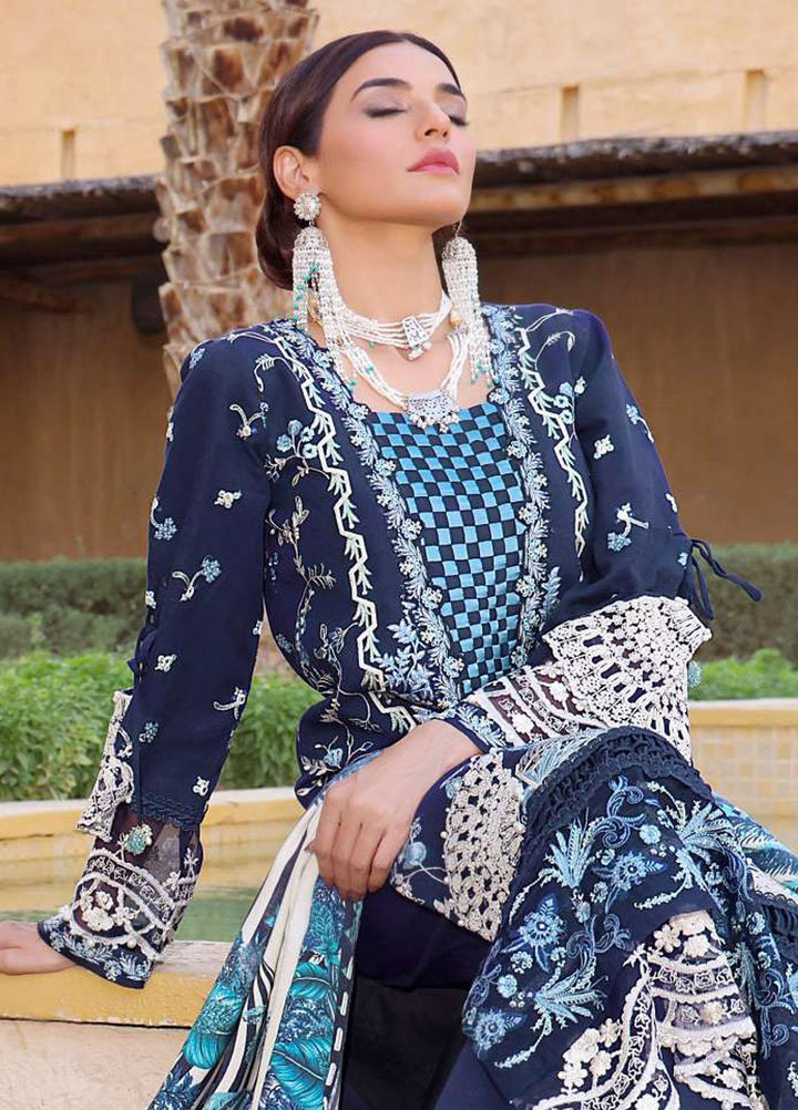 Elaf Embroidered Slub Khaddar Suits Unstitched 3 Piece EF22LW ELW-09 - Winter Collection