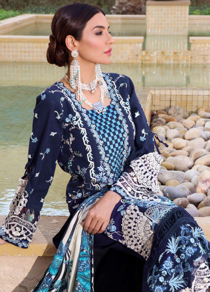 Elaf Embroidered Slub Khaddar Suits Unstitched 3 Piece EF22LW ELW-09 - Winter Collection