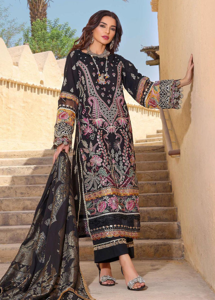 Elaf Embroidered Slub Khaddar Suits Unstitched 3 Piece EF22LW ELW-10-A - Winter Collection