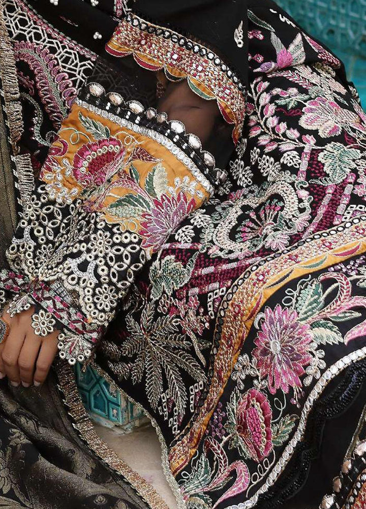 Elaf Embroidered Slub Khaddar Suits Unstitched 3 Piece EF22LW ELW-10-A - Winter Collection