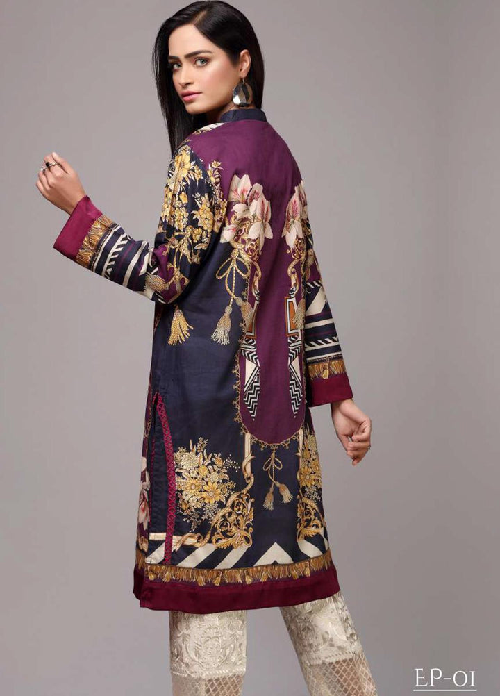 Elaf Printed Lawn Stitched Kurtis EL21PK EP-01
