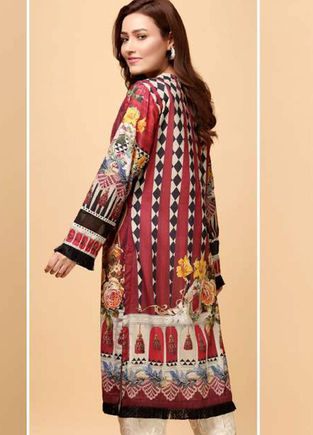 Elaf Printed Lawn Stitched Kurtis EL21PK EP-07