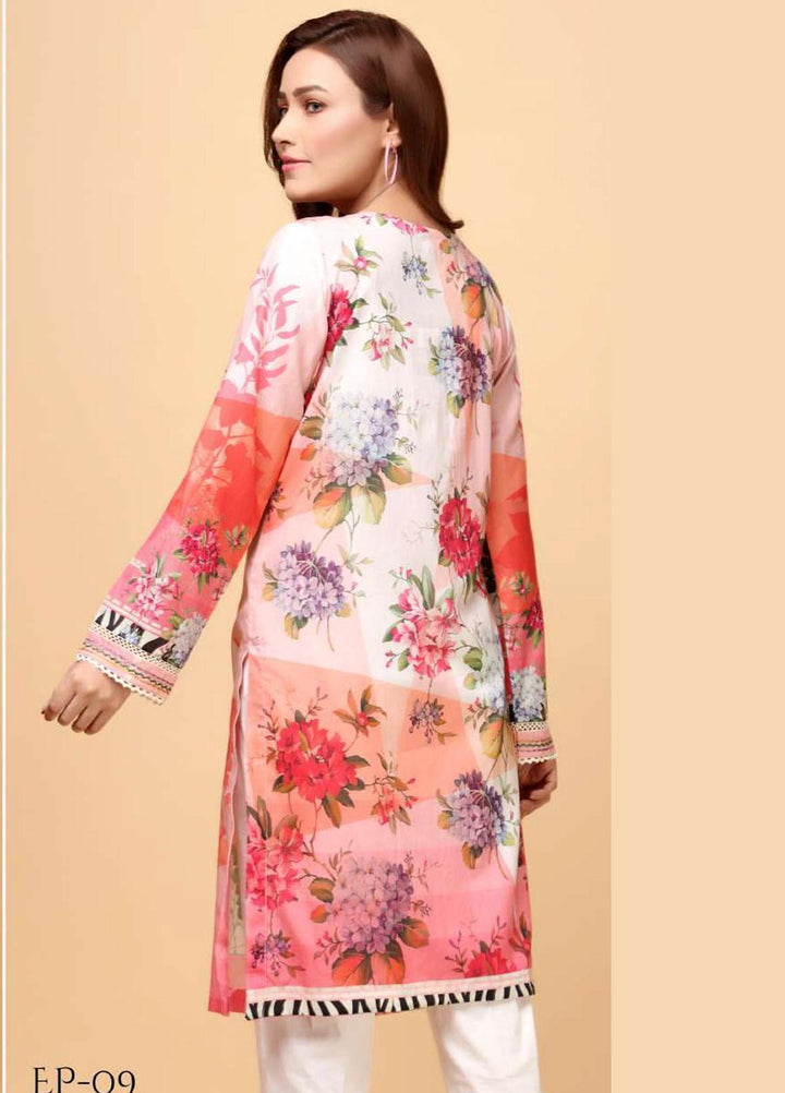Elaf Printed Lawn Stitched Kurtis EL21PK EP-09