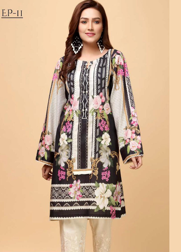 Elaf Printed Lawn Stitched Kurtis EL21PK EP-11