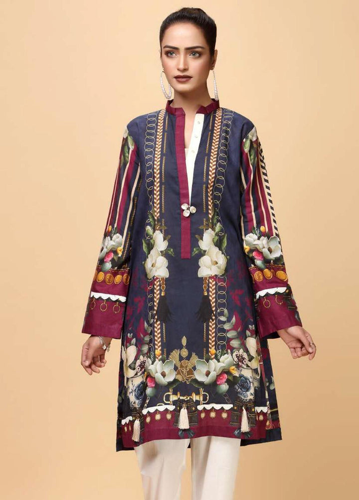 Elaf Printed Lawn Stitched Kurtis EL21PK EP-12