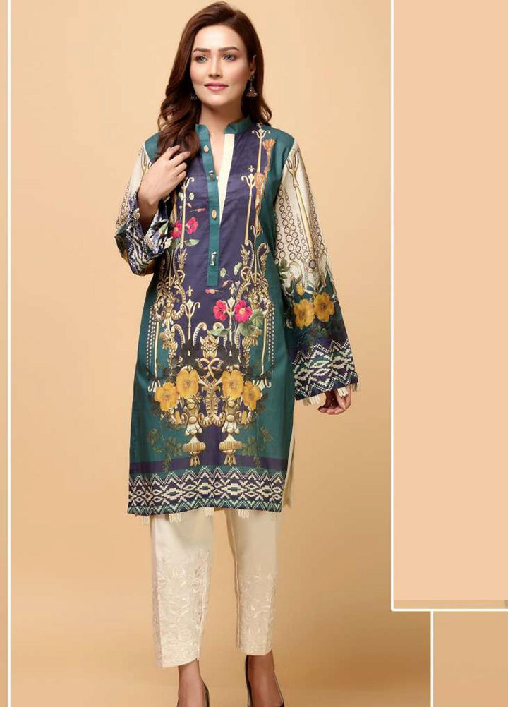 Elaf Printed Lawn Stitched Kurtis EL21PK EP-15