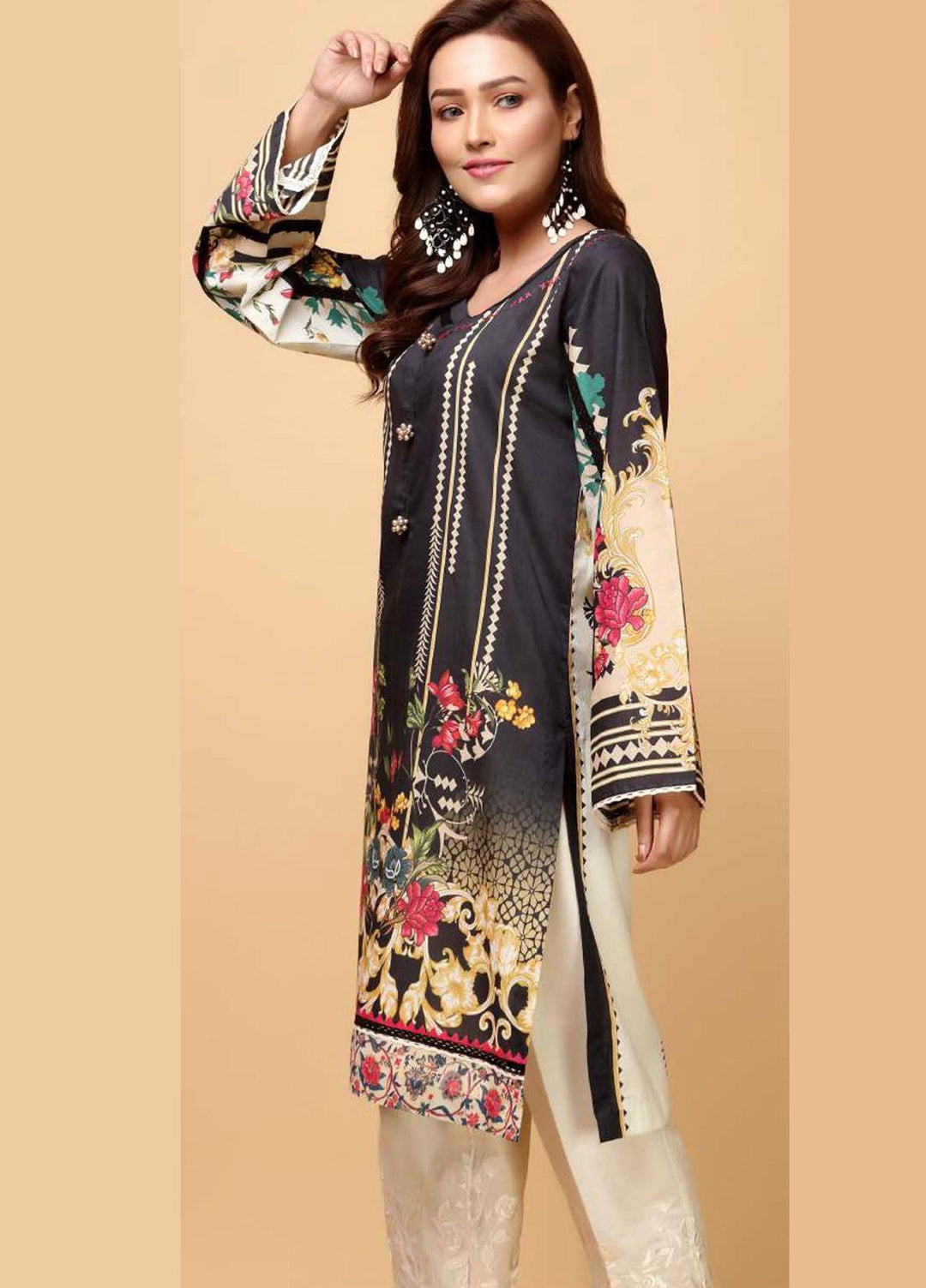 Elaf Printed Lawn Stitched Kurtis EL21PK EP-16