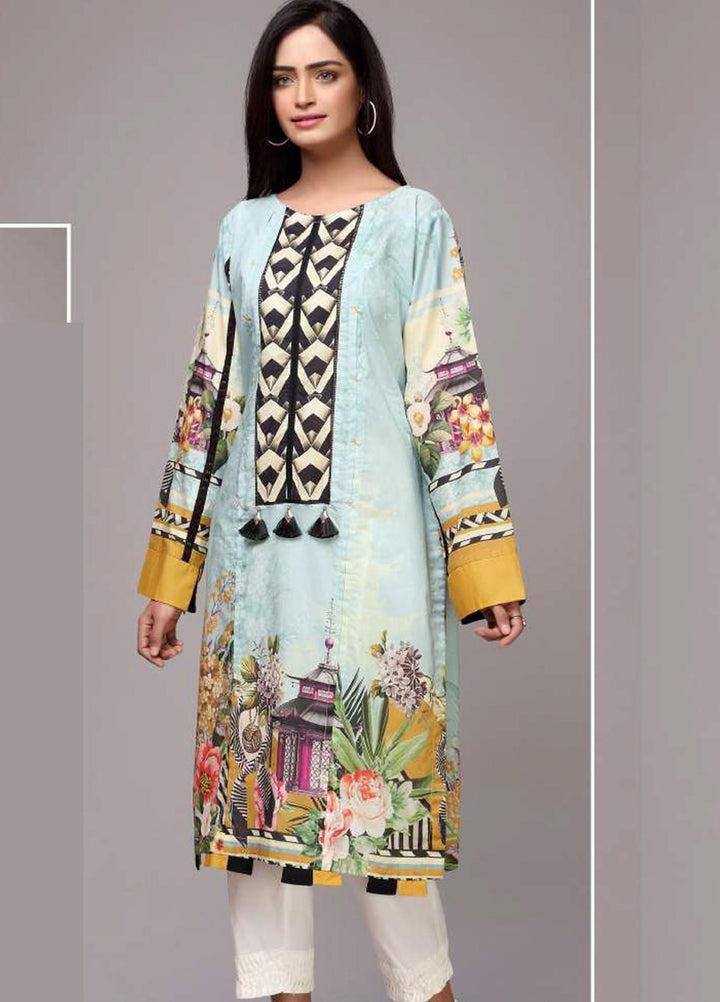 Elaf Printed Lawn Stitched Kurtis EL21PK EP-21