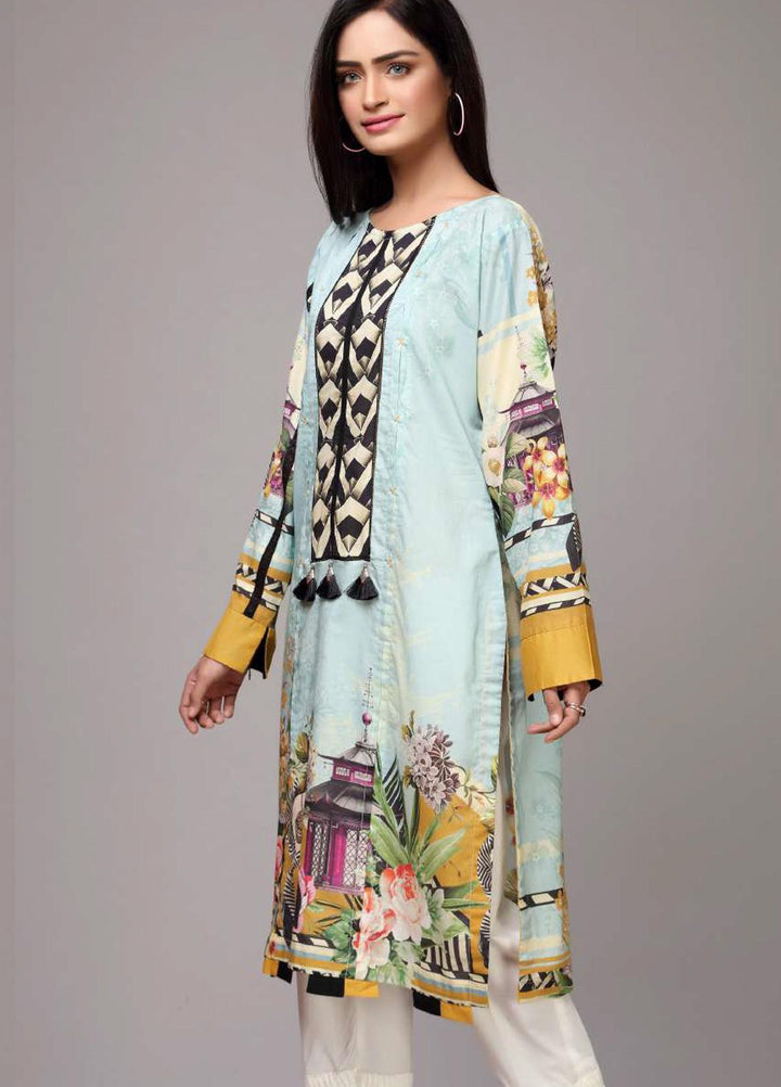 Elaf Printed Lawn Stitched Kurtis EL21PK EP-21
