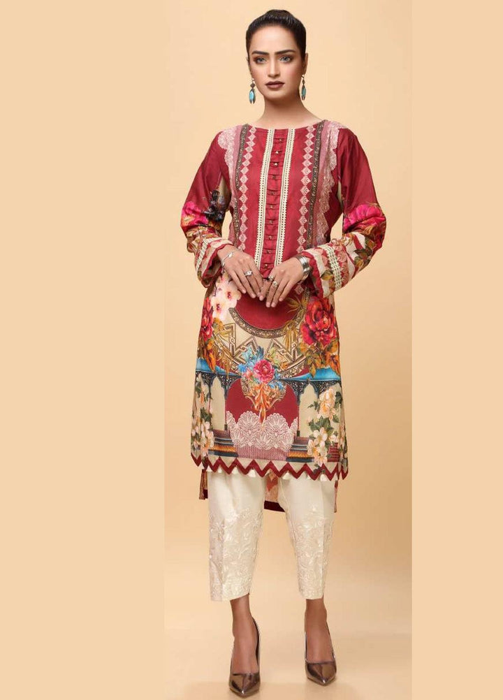 Elaf Printed Lawn Stitched Kurtis EL21PK EP-22