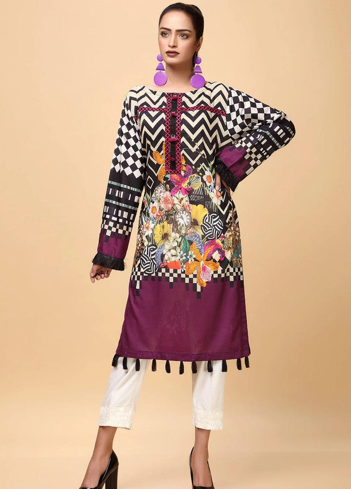 Elaf Printed Lawn Stitched Kurtis EL21PK EP-24