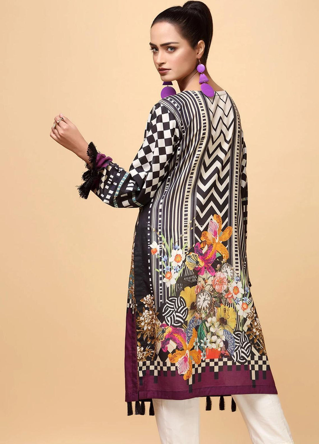 Elaf Printed Lawn Stitched Kurtis EL21PK EP-24