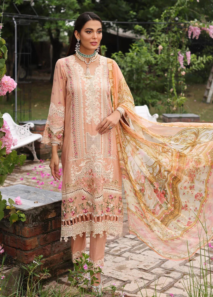 Elaf Pret Embroidered Lawn 3 Piece Suit ELJ-02B Helene