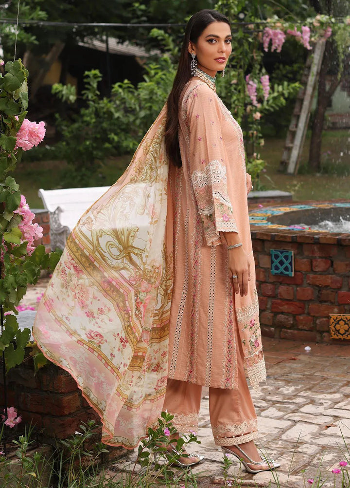 Elaf Pret Embroidered Lawn 3 Piece Suit ELJ-02B Helene