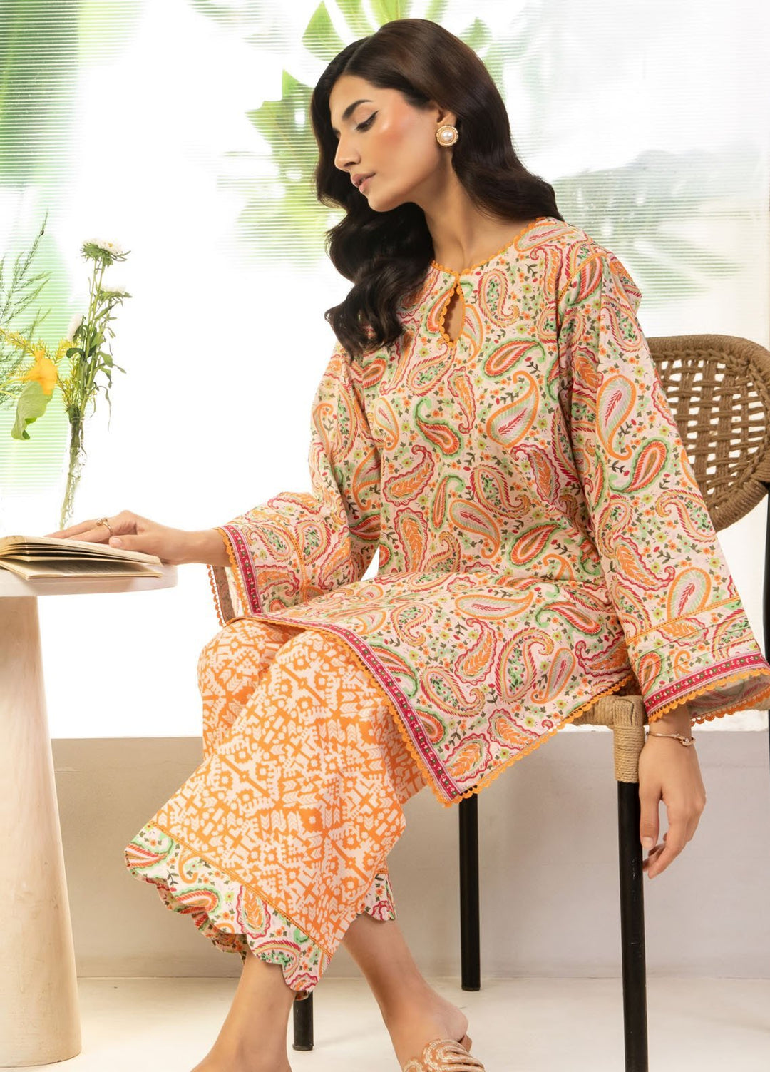 Elaf Pret Printed Lawn 2 Piece Suit EPT-05 Bela