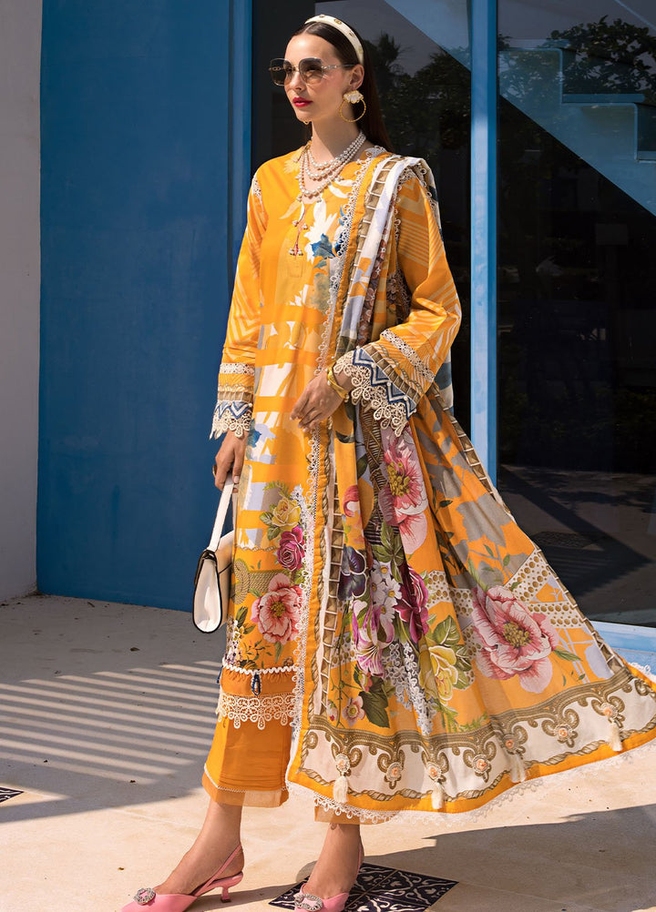 Elaf Printed Lawn Suits Unstitched 3 Piece EF24P EOP-01A Sedona - Summer Collection