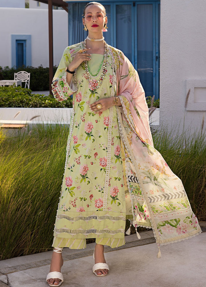 Elaf Printed Lawn Suits Unstitched 3 Piece EF24P EOP-02A Chelsea - Summer Collection