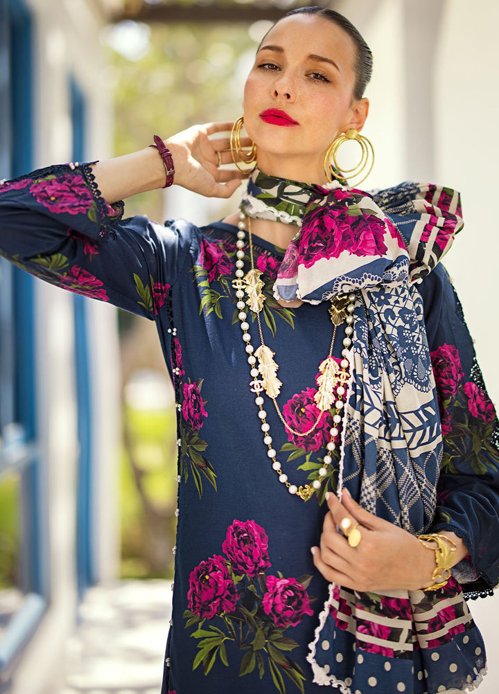 Elaf Printed Lawn Suits Unstitched 3 Piece EF24P EOP-03B Pattaya Poise - Summer Collection