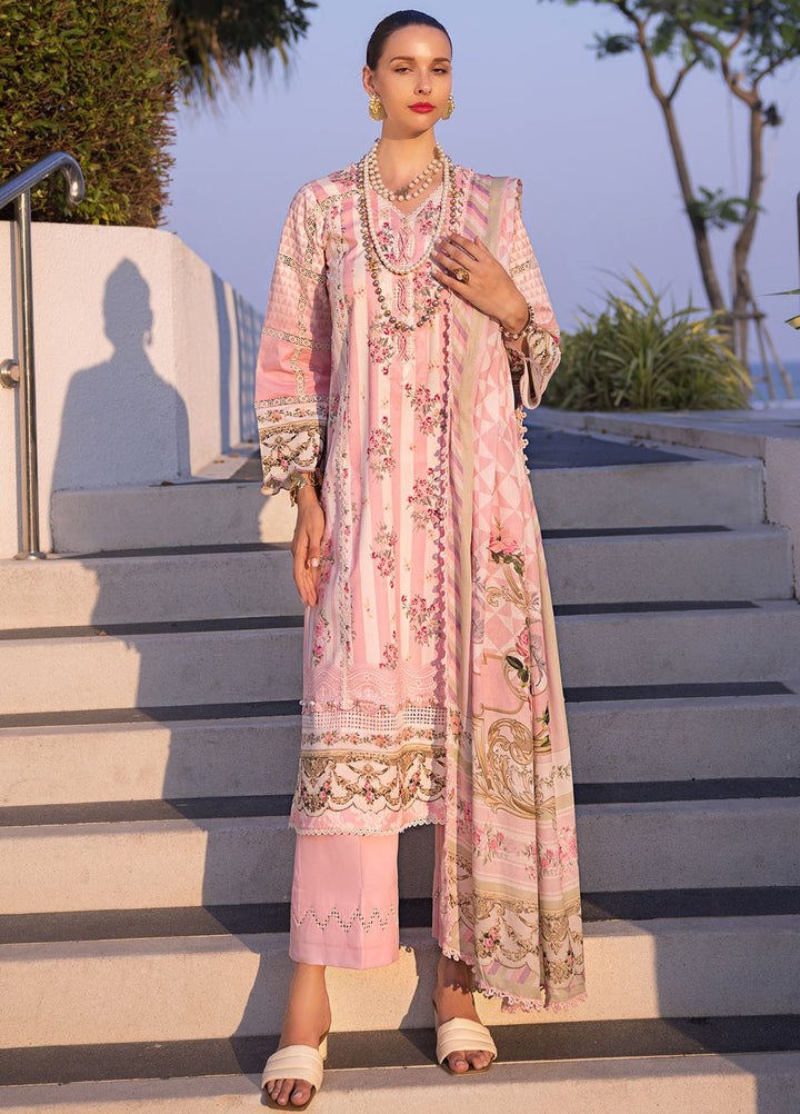 Elaf Printed Lawn Suits Unstitched 3 Piece EF24P EOP-04A Thai Bloom - Summer Collection