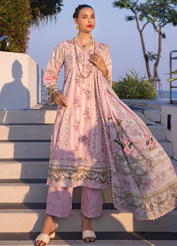 Elaf Printed Lawn Suits Unstitched 3 Piece EF24P EOP-04A Thai Bloom - Summer Collection