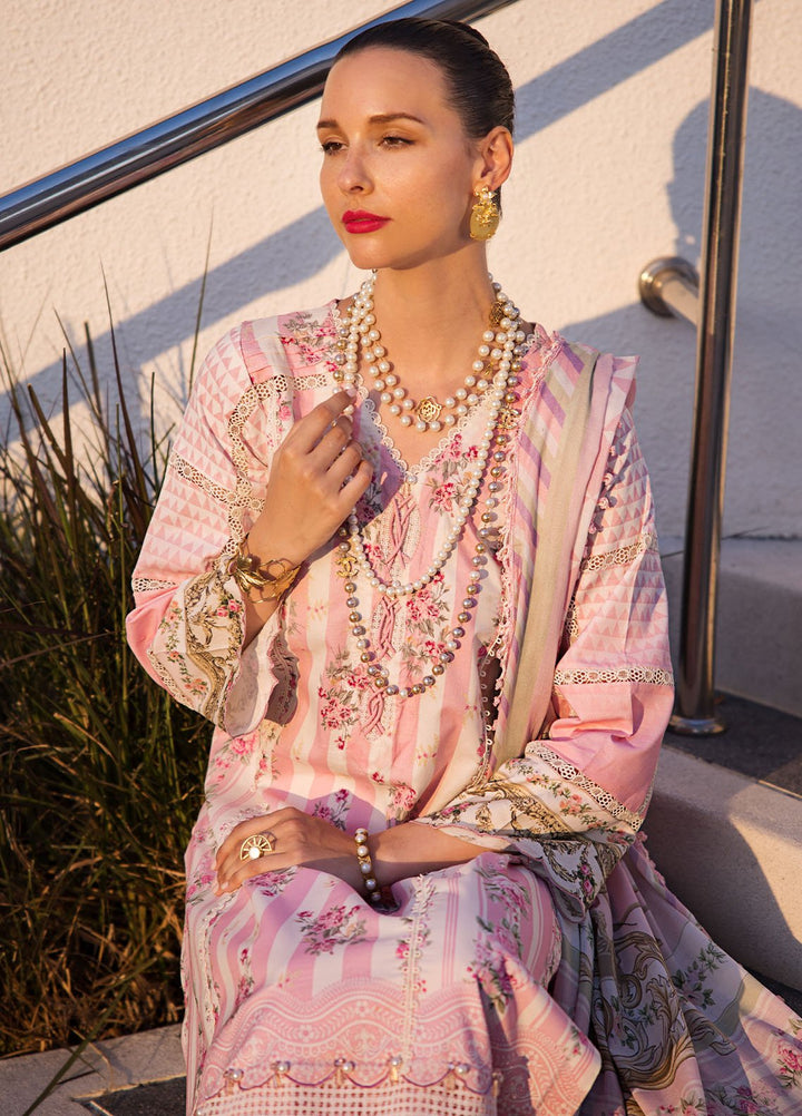 Elaf Printed Lawn Suits Unstitched 3 Piece EF24P EOP-04A Thai Bloom - Summer Collection