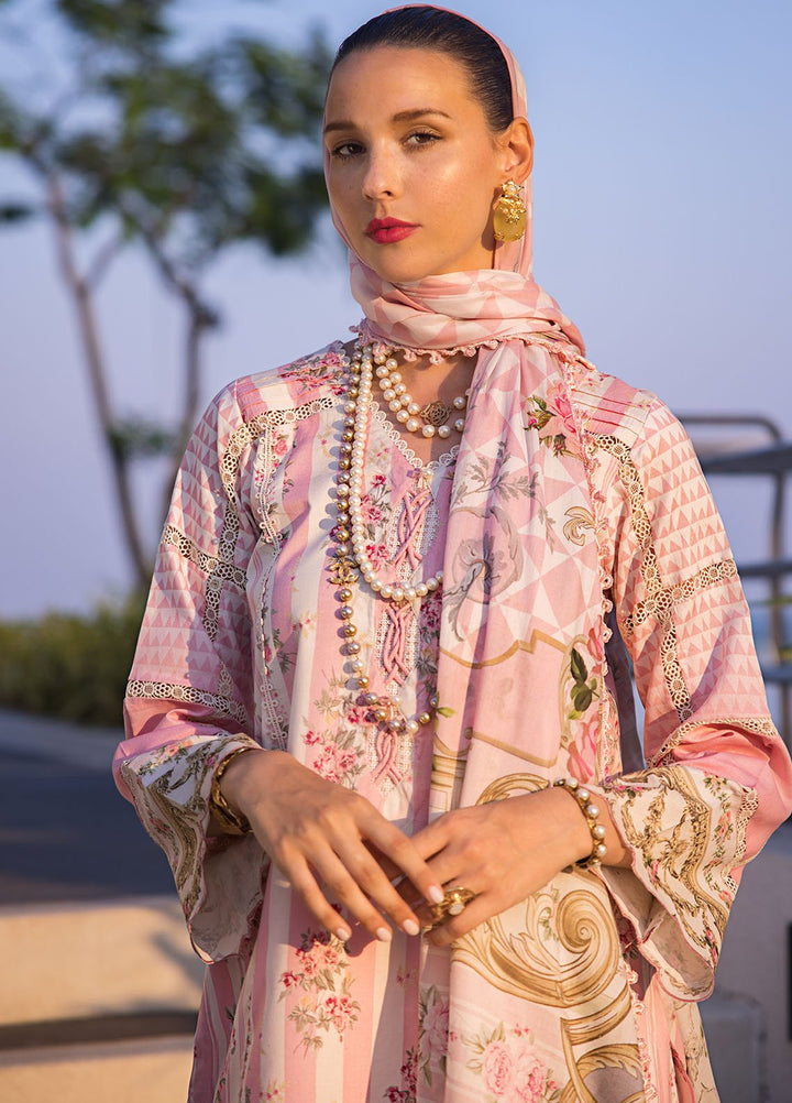 Elaf Printed Lawn Suits Unstitched 3 Piece EF24P EOP-04A Thai Bloom - Summer Collection