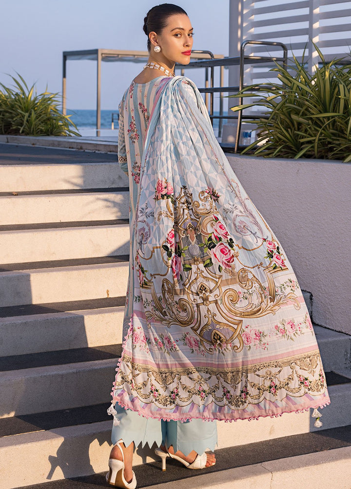 Elaf Printed Lawn Suits Unstitched 3 Piece EF24P EOP-04B Marlene - Summer Collection