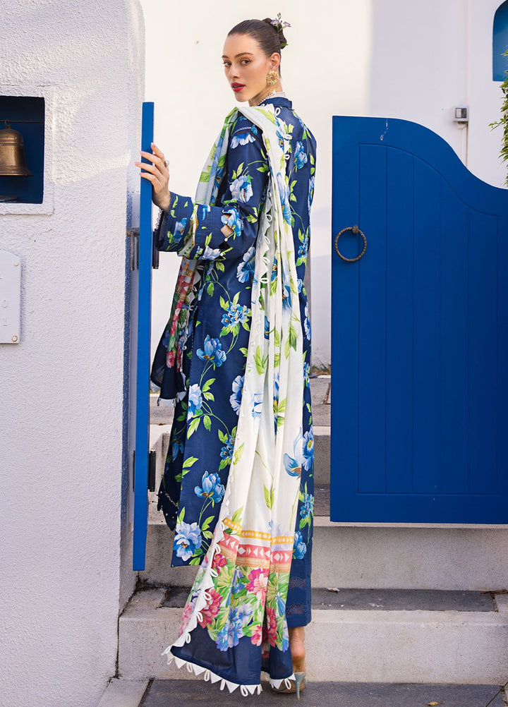 Elaf Printed Lawn Suits Unstitched 3 Piece EF24P EOP-05B Rune Mavis - Summer Collection