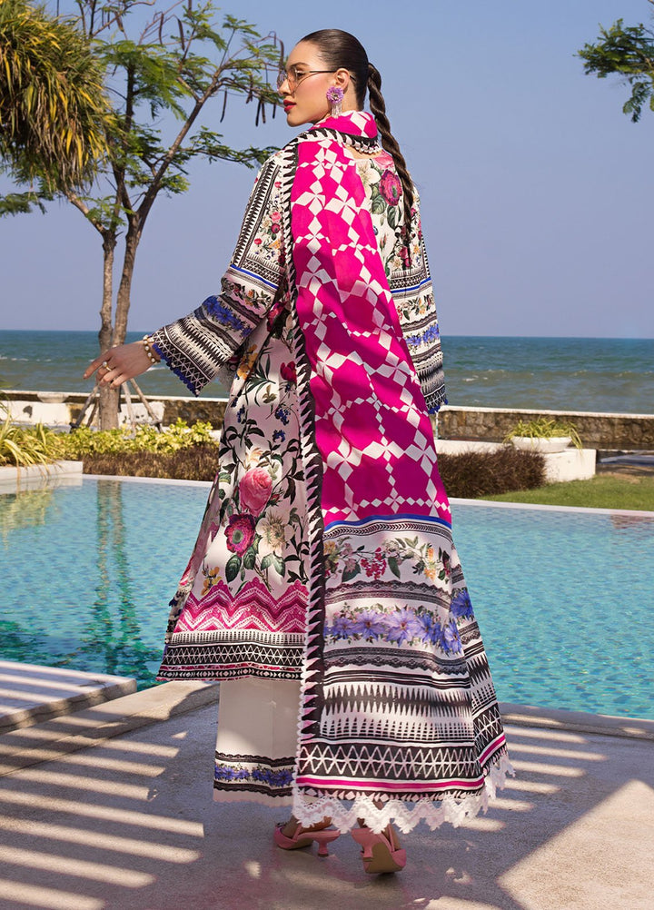 Elaf Printed Lawn Suits Unstitched 3 Piece EF24P EOP-06A Amari Muse - Summer Collection