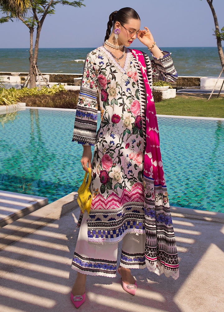 Elaf Printed Lawn Suits Unstitched 3 Piece EF24P EOP-06A Amari Muse - Summer Collection