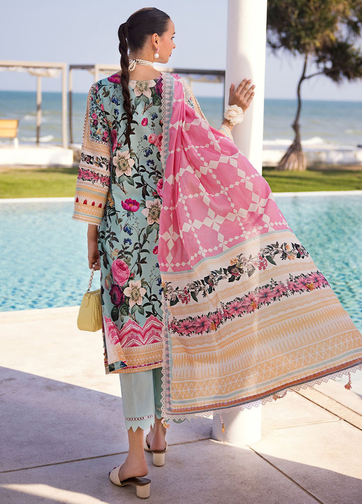 Elaf Printed Lawn Suits Unstitched 3 Piece EF24P EOP-06B Freya - Summer Collection