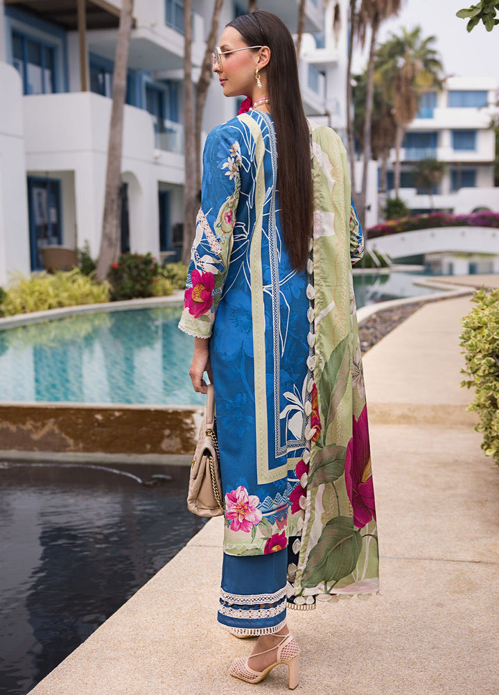 Elaf Printed Lawn Suits Unstitched 3 Piece EF24P EOP-08B Whimsy Toscana - Summer Collection