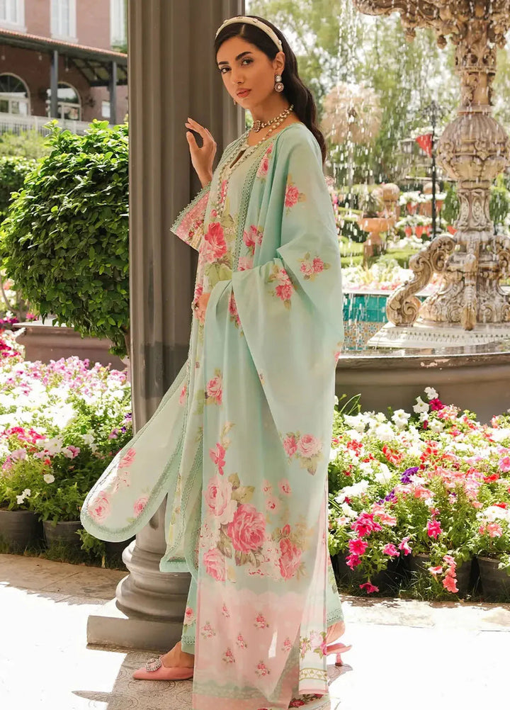 Elaf Printed Lawn Suits Unstitched 3 Piece EF24PL EEP-01A Frostie