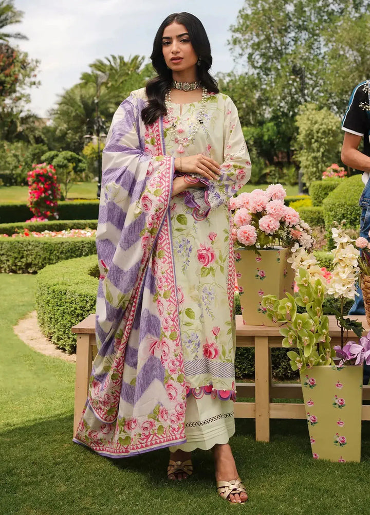 Elaf Printed Lawn Suits Unstitched 3 Piece EF24PL EEP-03B Meadow Magic